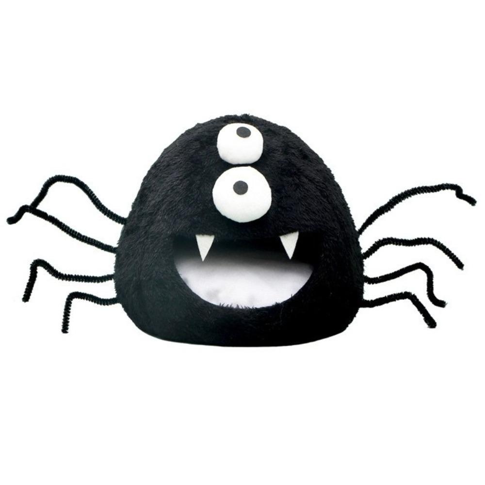 Plush Halloween Hamster House Semi-Enclosed Squirrel Villa Small Animal Bed  Autumn Winter Season
