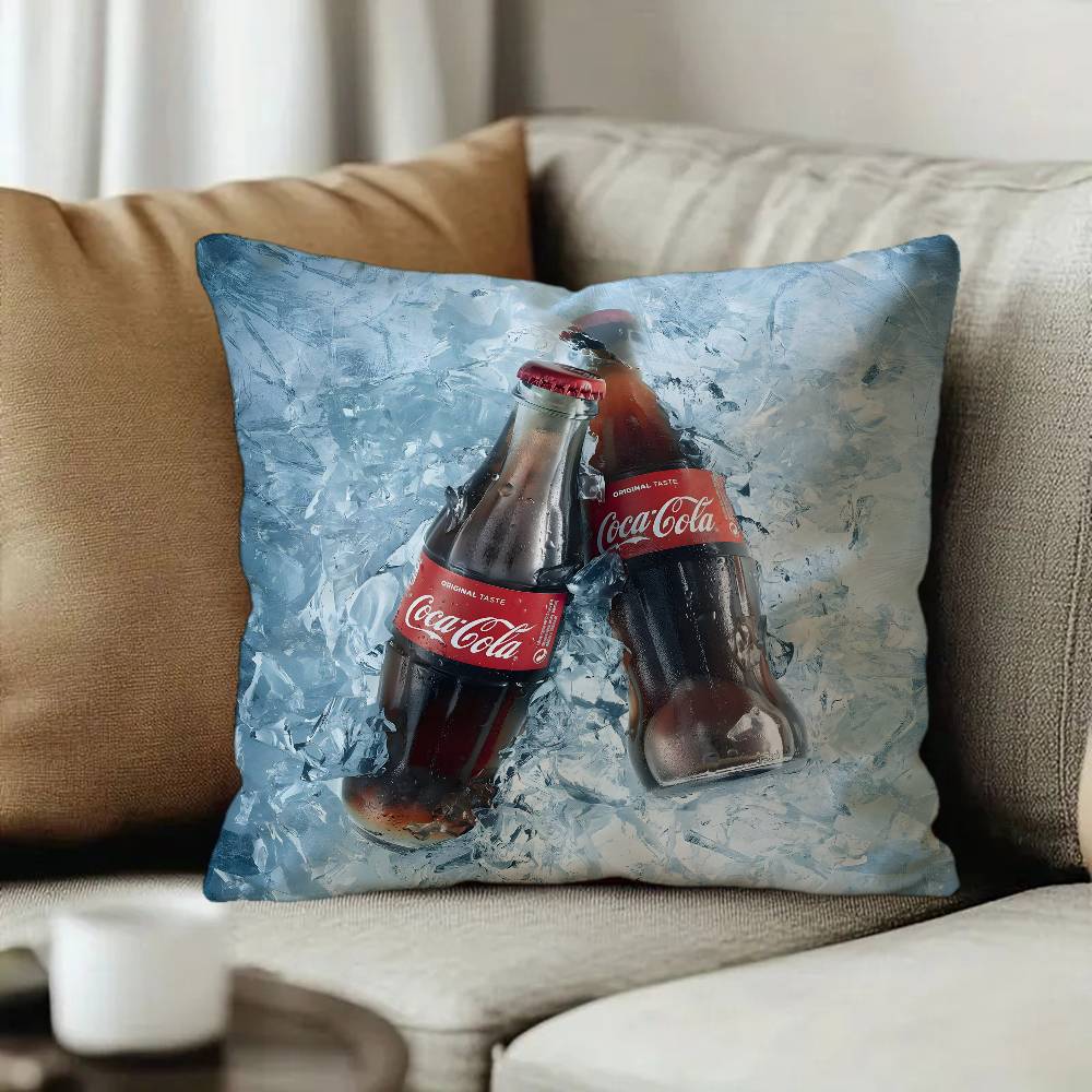 Подушка Coca Cola Чехол для подушки Наволочка Гостиная Диван Домашний Декор Индивидуальный