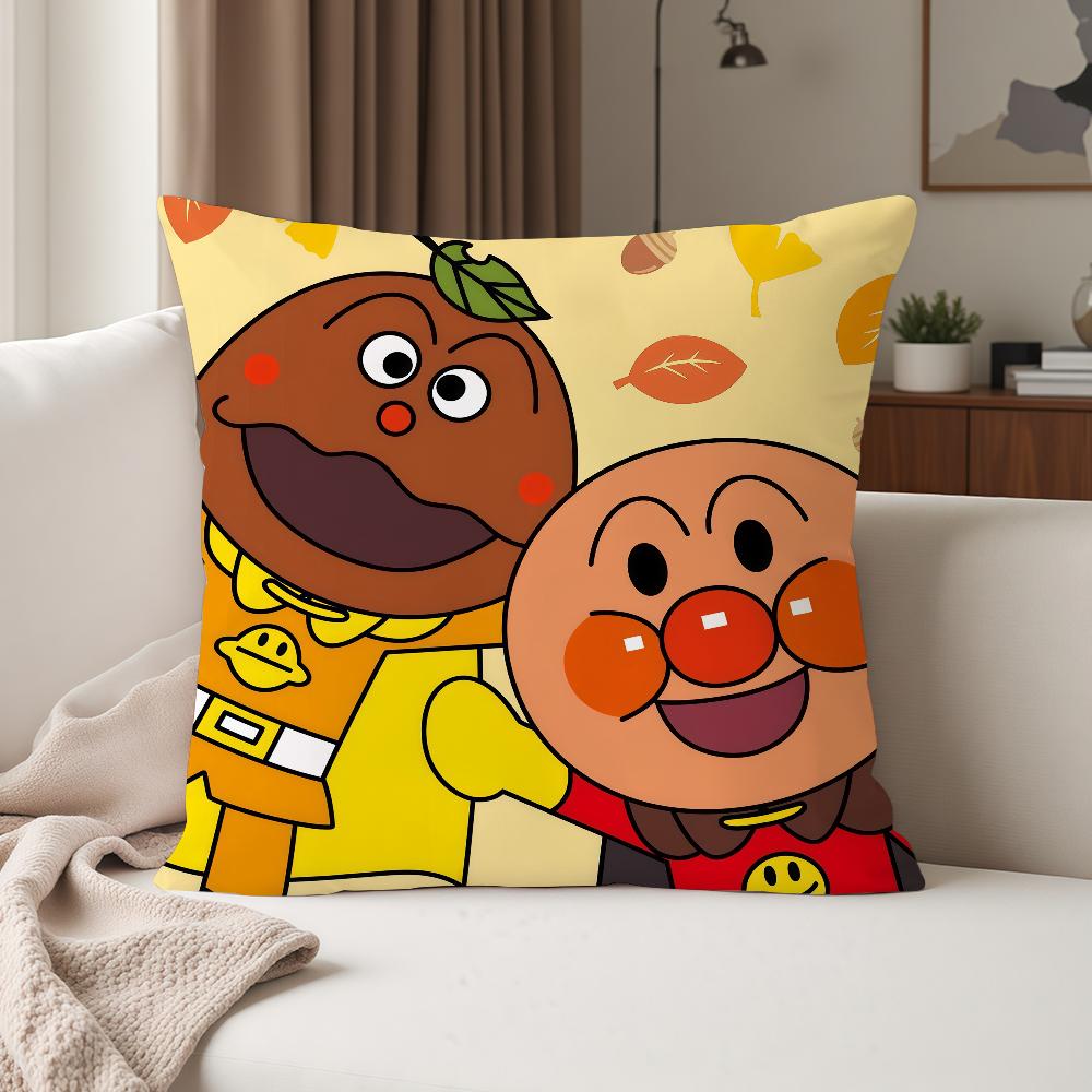 Classic Anime Aanpanman Pillow Case Suitable For Bedrooms Living Rooms Cars Home Decoration