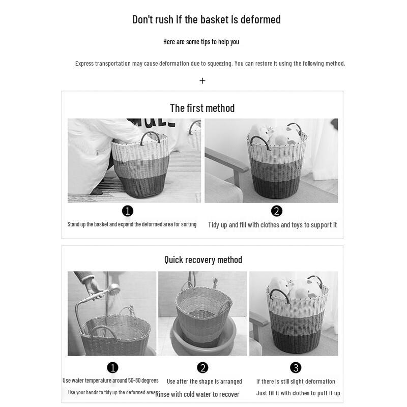 Vilscijon Foldable Laundry Storage Basket