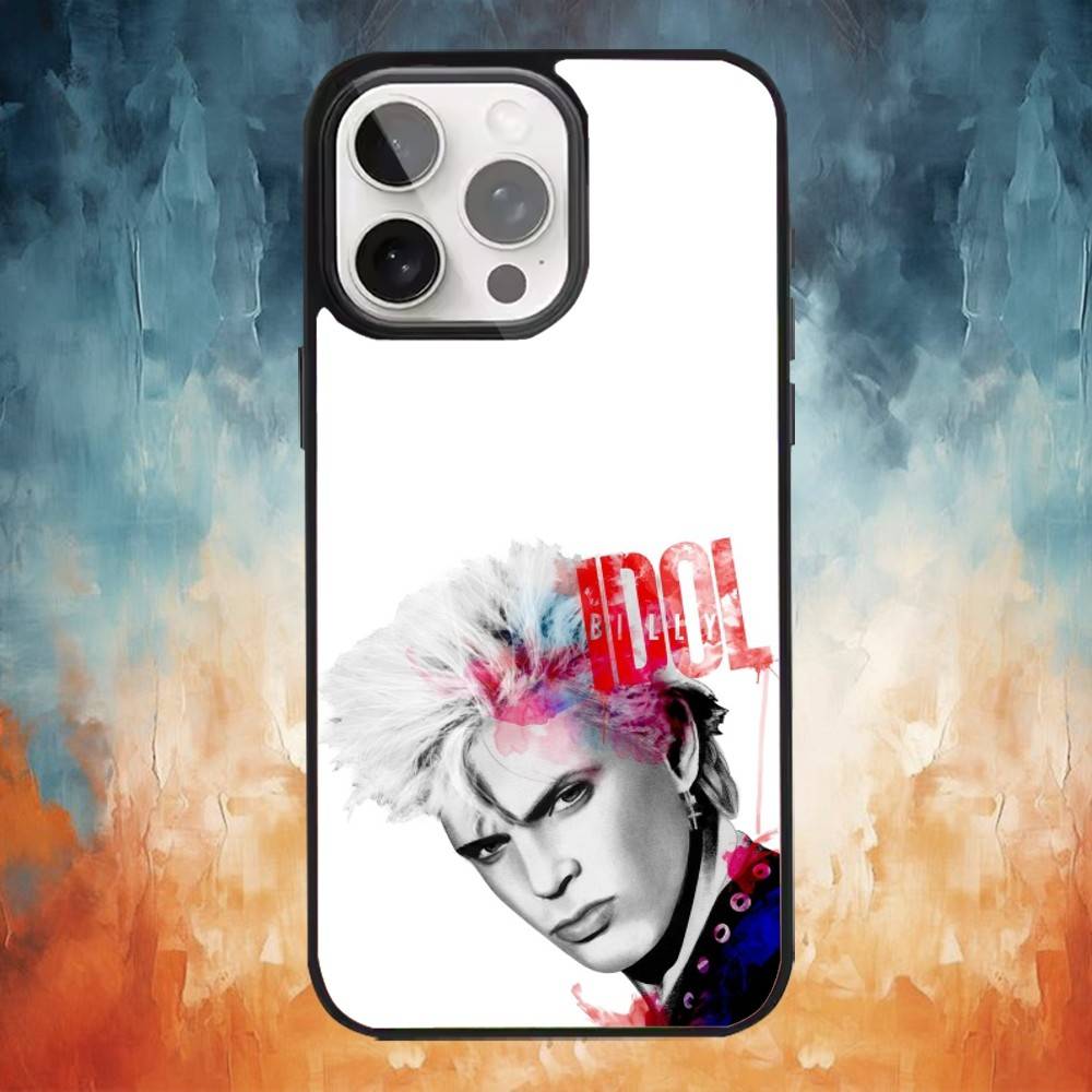 Чехол для телефона певца B-Billy Idol для iPhone 17,16,15,14,13,12,Plus,Pro,Max для MagSafe Магнитная беспроводная зарядка