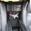 Adjustable Rear Seat Protective Railing Elastic Car Seat Storage Net  Pet Restraint