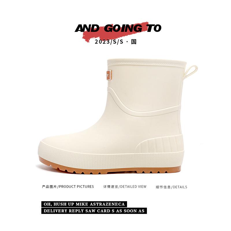 Универсальная женская взрослая водонепроницаемая, нескользящая и износостойкая дождевая обувь, удобная обувь с мягкой подошвой