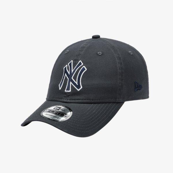 New Era Бейсболка New York Yankees Базовый контур Неструктурированная Темный Графит 145618