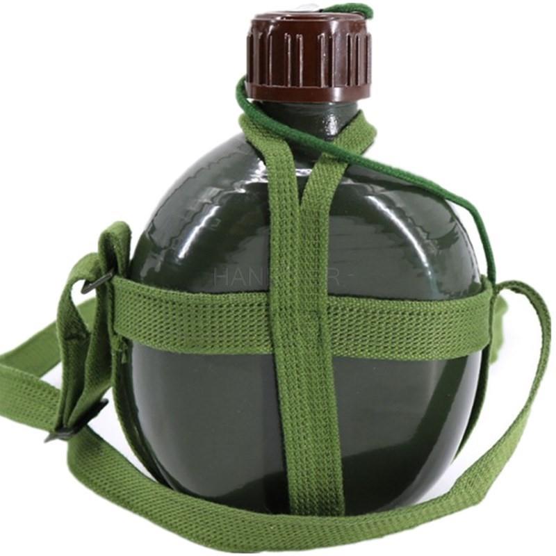 Алюминиевая Военная Армейская Фляга Винная Водяная Бутылка Походная Кружка С Плечевым Ремешком Походный Чайник Туристические Инструменты 2л/3л