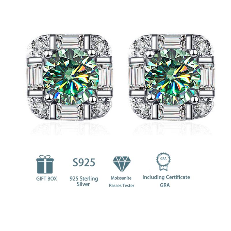 Танциз стерлингового серебра 925 пробы муассанит серьги серьги-капли для женщин подарки на свадьбу