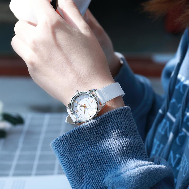 Casio Женские Стандартные Серия 28,2 мм Белые Часы LTP-V005L-7B3