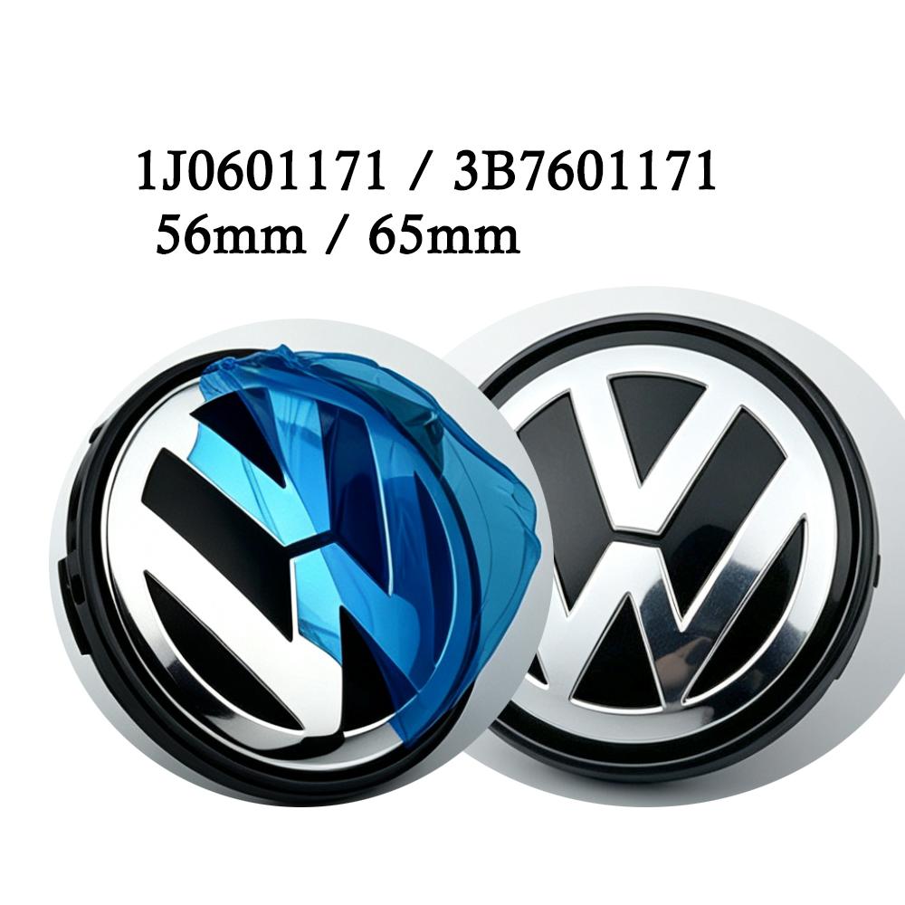 For VW 4pcs 55mm 56mm 65mm 70mm Car Wheel Center Cap Hub Covers VW Badge Accessories For Volkswagen 3B7601171 1J0601171 7L6601149 NL9 xkfg3