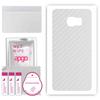 apgo Защитная наклейка-скин для задней панели, совместимая с Samsung Galaxy S6 Edge Plus SM-G928F, Пленка-обертка, Фольга, Винил - Узор Прозрачный Карбон
