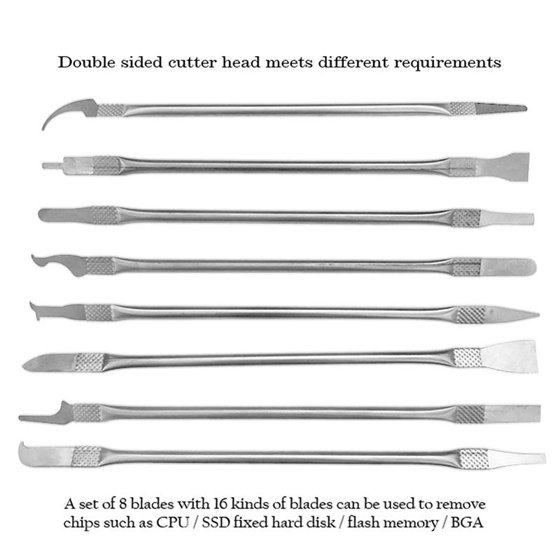 8 в 1 мобильный телефон ноутбук ЖК-чип процессор отделение клей удаление лом инструмент