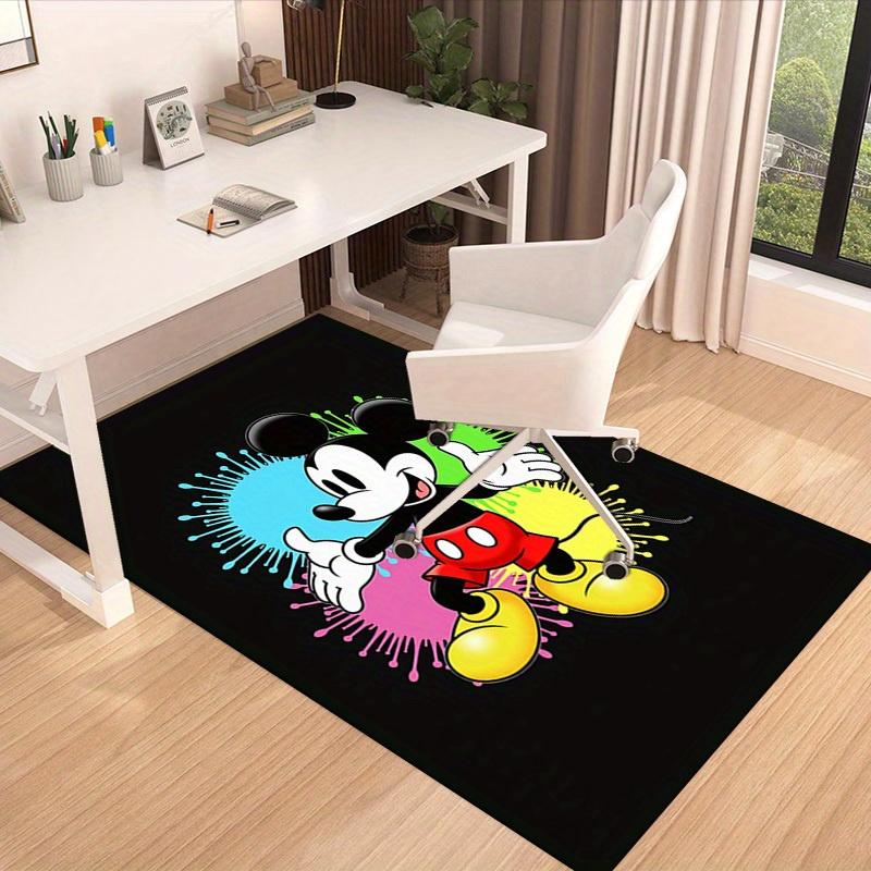 1pc. Colorful Mickey Mouse Splash Art Rug - Perfect for Home Decor, Office Carpet, Chair Cover, Outdoor Decoration, and Gift Ideas!z041129