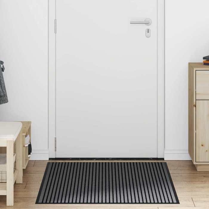 Maison Exclusive - Tapis d'entrée Noir 80 x 120 cm Polypropylène