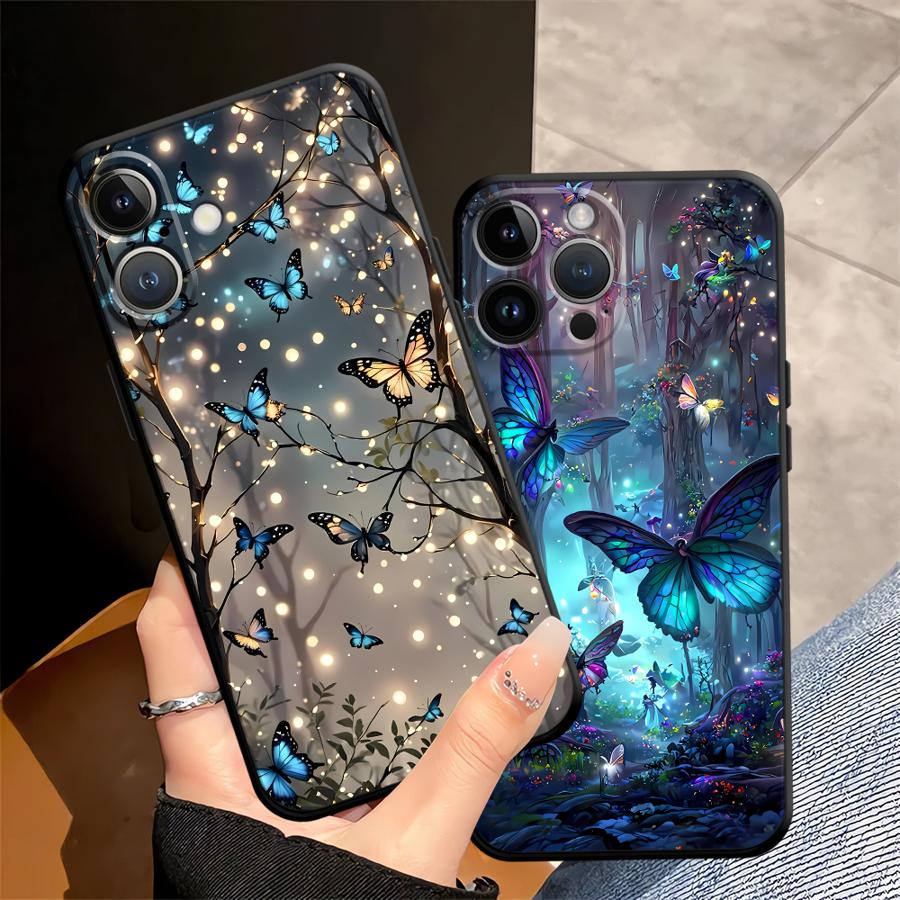Dream Butterfly Funda Phone Cover Case for Apple iPhone 17 Pro Max 13 Air 14 11 12 XR XS MAX 16 15 Pro 7 8