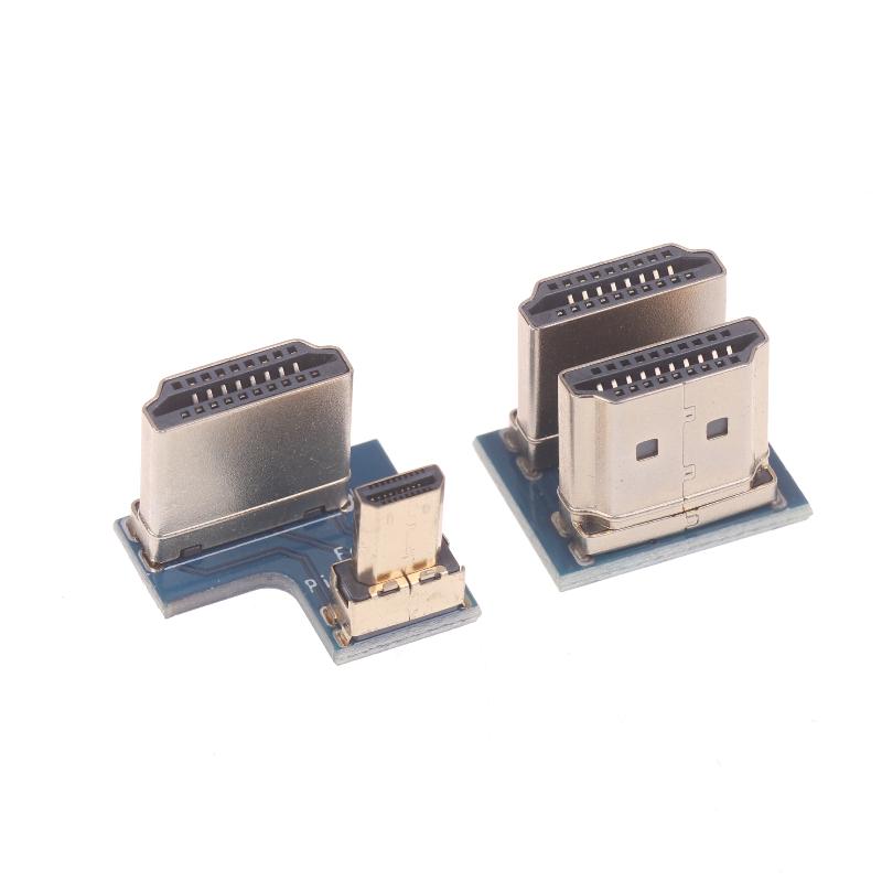 Micro 1.4 Male To Male Bidirectional Connector Adapter For Raspberry Pi 4B 3B Monitor Projector Video Transmission