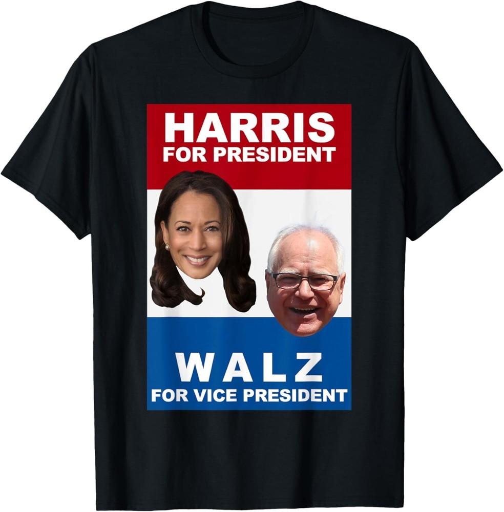 Kamala Harris Tim Walz 2024 Harris Walz President Elections T-Shirt Unisex T-Shirt