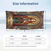 Virgin Mary Theme Beach Towel Personalized Custom Name & Text Soft Quick Dry Beach Towel for Swimming Travel