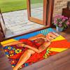 Crystal Velvet Rug Soft Non Slip Indoor Floor Mat Home DecorP!nk singer