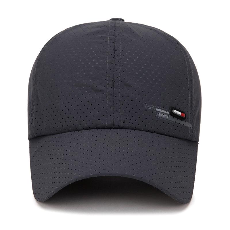 Breathable Perforated Quick-drying Cap Men's Fishing Sun Protection Baseball Cap Cycling Travel Sports Cap