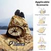 Vintage Compass Personalized Text Blanket Lightweight Customizable Blanket Ultra-Soft Great for Office Livingroom Couch Living Room