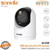 Беспроводная камера Tenda RP3 3MP Security Панорамно-наклонная WiFi6 Двусторонняя аудиосвязь Внутренняя камера 360° Круговой обзор Детские камеры Безопасность (с дополнительной SD-картой)