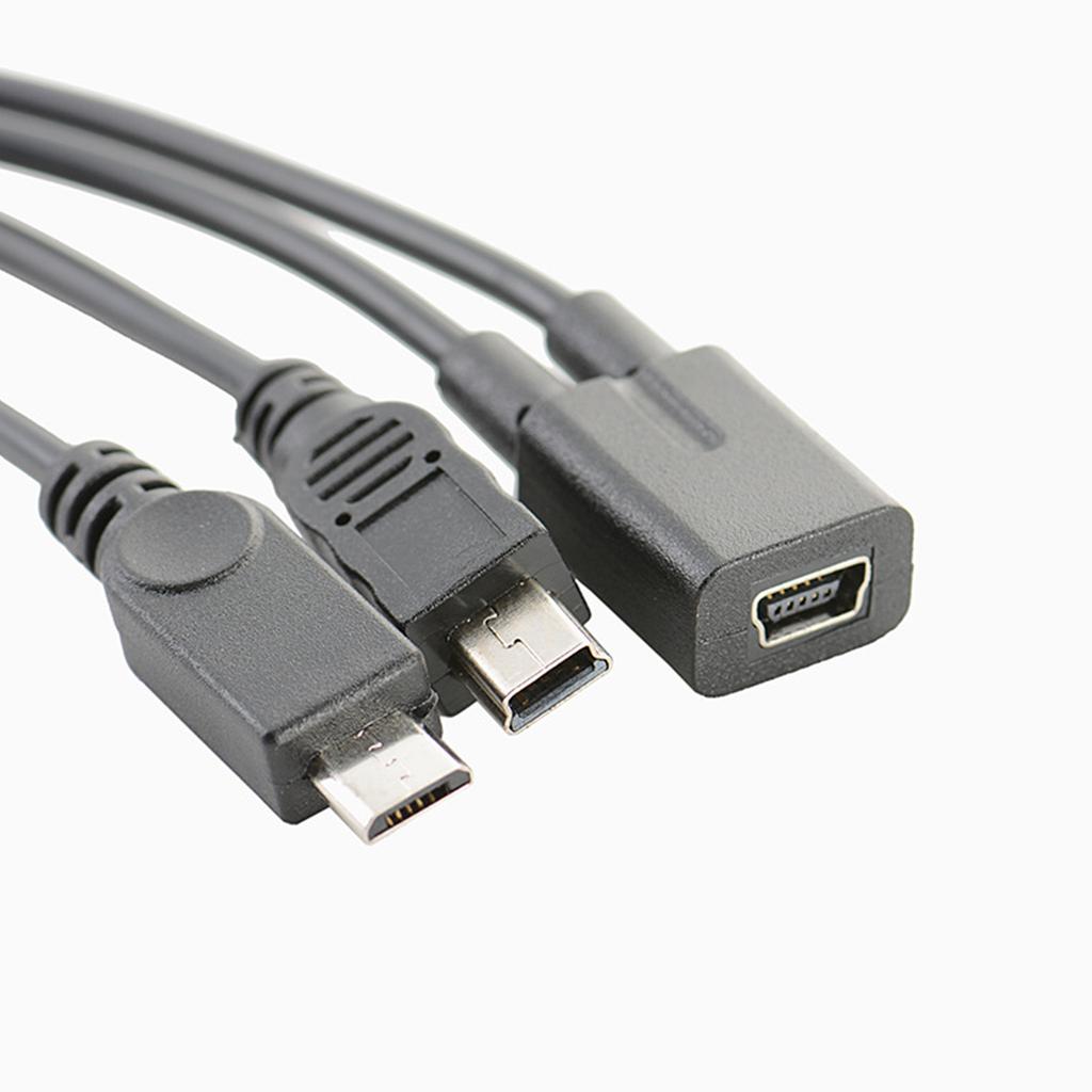 Мини USB Разветвитель Удлинитель Кабель Y Разветвитель Удлинительный Зарядный Кабель Зарядка Двух Устройств Одновременно Y Разветвительный Шнур