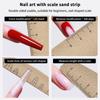 Custom Nail Files With Scale Line 100/180/180 Grit Washable Buffing Stick For Gel Polish & Cat Eye Nails Manicure Pedicure Tools