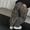 Fleece Leopard Jeans For Kids Boys Girls Cool Long Jeans Fashion Street Style