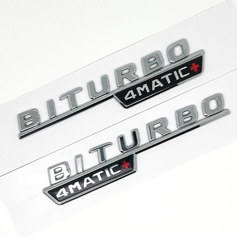 Наклейка на крыло Mercedes BITURBO 4MATIC Боковой шильдик