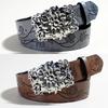 Ремень в стиле вестерн-богем Niche Vintage Rose Personality Belt Women's