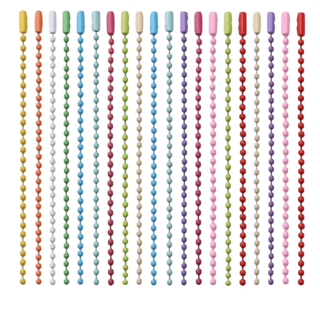 20/50Pcs Iron Paint Chain Bead Chain Buckle For DIY Key Wallet Pendant Accessories