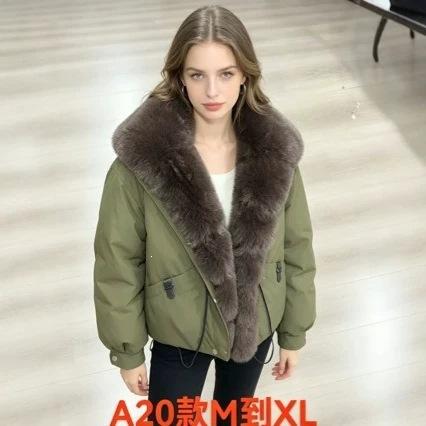 Winter Casual Thickened Hooded Pie Overcome Jacket Autumn and Winter Padded Jacket Padded Jacket Women