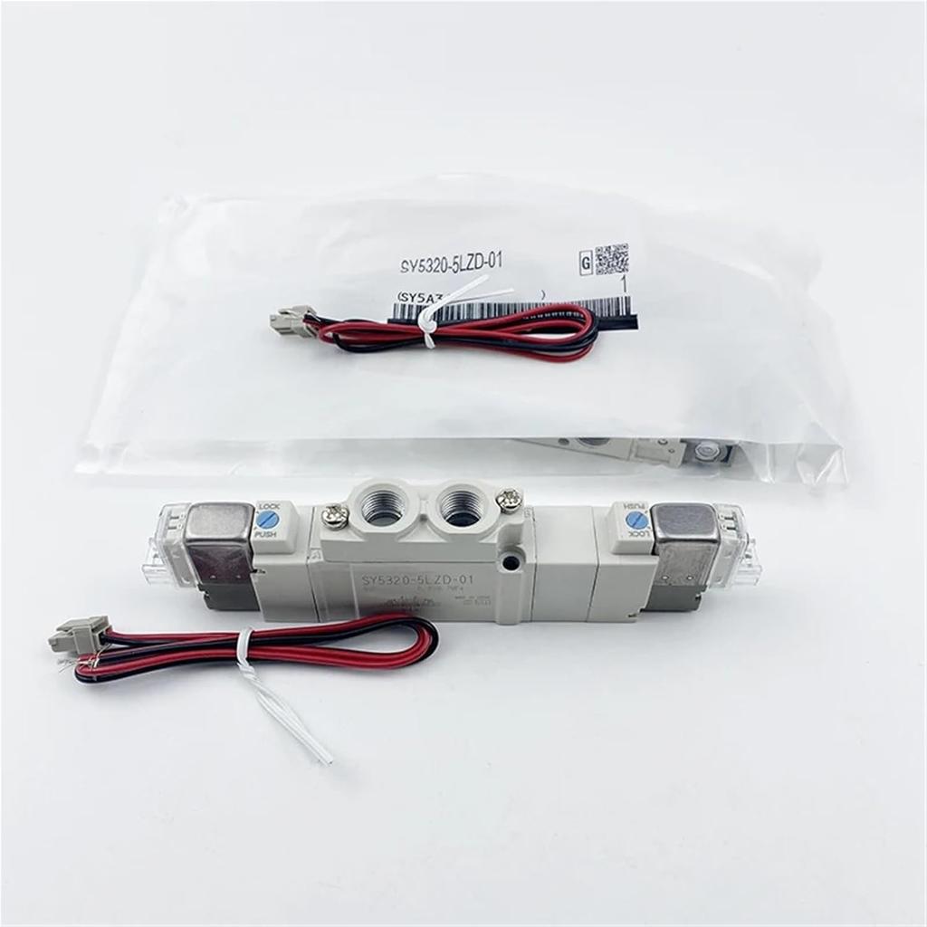 1Pcs Solenoid Valve SY5120/5220/5320-3/4/5/6LZD/DG-01/C4/C6/C8 Pneumatic Accessories(SY5120-6LZD-01)