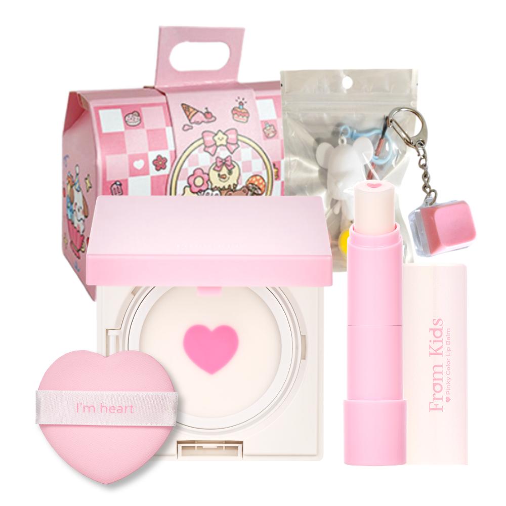 From Kids Dream Special Set (Pact + Lip Balm) 1 pcs Pinky Dream Set