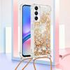 For Samsung Galaxy A05s 4G TPU Case Quicksand Design Phone Cover with Lanyard