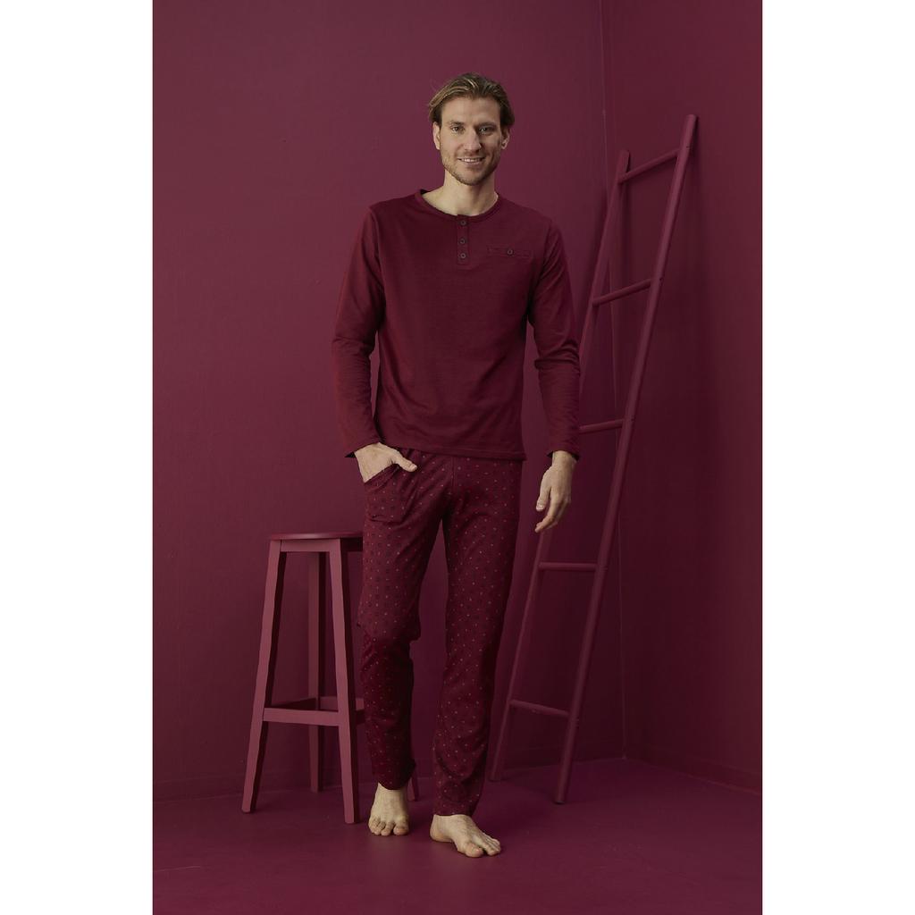 Жаккардовый пижамный комплект