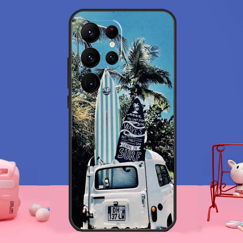 Чехол 'Волна для серфинга' для Samsung Galaxy S24 Ultra S23 S22 S21 S20 FE Note 20 S8 S9 S10 Note 10 Plus