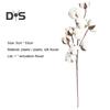 1Pc 10 Head Artificial Flower Easy To Maintain Plastic Cotton Branches Fake Plant Home Decor