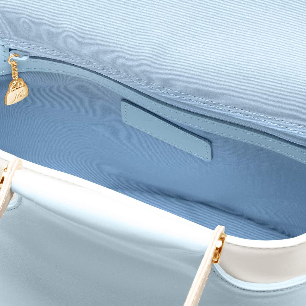 Маленькая двухсторонняя сумка Ice 21001 [Kitamura] Y-1154 синяя/комбинированная [Blue]