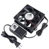 GDSTIME 120mm X 38mm DC 12V Case Fan Cooling Fan Ventilation Fan with AC Drive Speed Control for Receiver Amplifier DVR Playstation Xbox Component