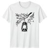 Lantern Camping Outdoors Graphic Tee Unisexs Unisexs Unisex TShirt Tree Sketch Light