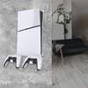 Wall Mount Kit Display Stand Base with Controller Holder Wall Hanging Stand for PS5 Slim Digital Edition and Disc Edition