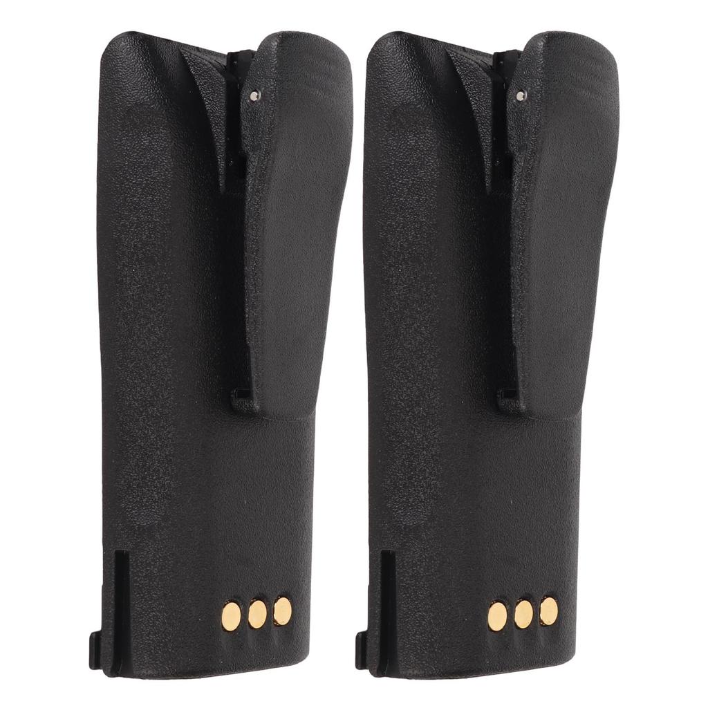 2 шт. Рация Литий-ионный аккумулятор 2600 мАч 7,4 В Аккумулятор для двухсторонней радиосвязи с клипсой для ремня для Motorola CP040 CP150 CP200 CP380