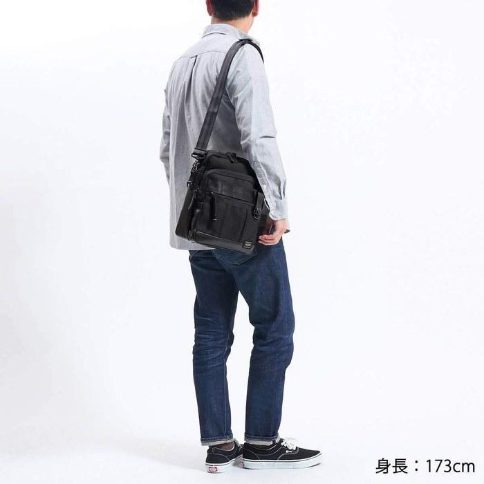 Porter Heat Shoulder Bag 703-06976 (Black) 9.3" x 11.2" x Depth