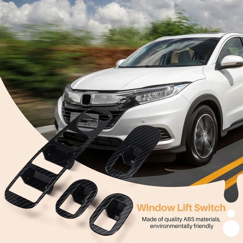 Для Honda HRV HR-V VEZEL 2014-2020 Ручки Двери из Углеродного Волокна Новинки Декоративные Аксессуары
