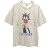 90s Old Australian Made Sylvester the Cat Short Sleeve Single Stitch T-shirt Men's Used