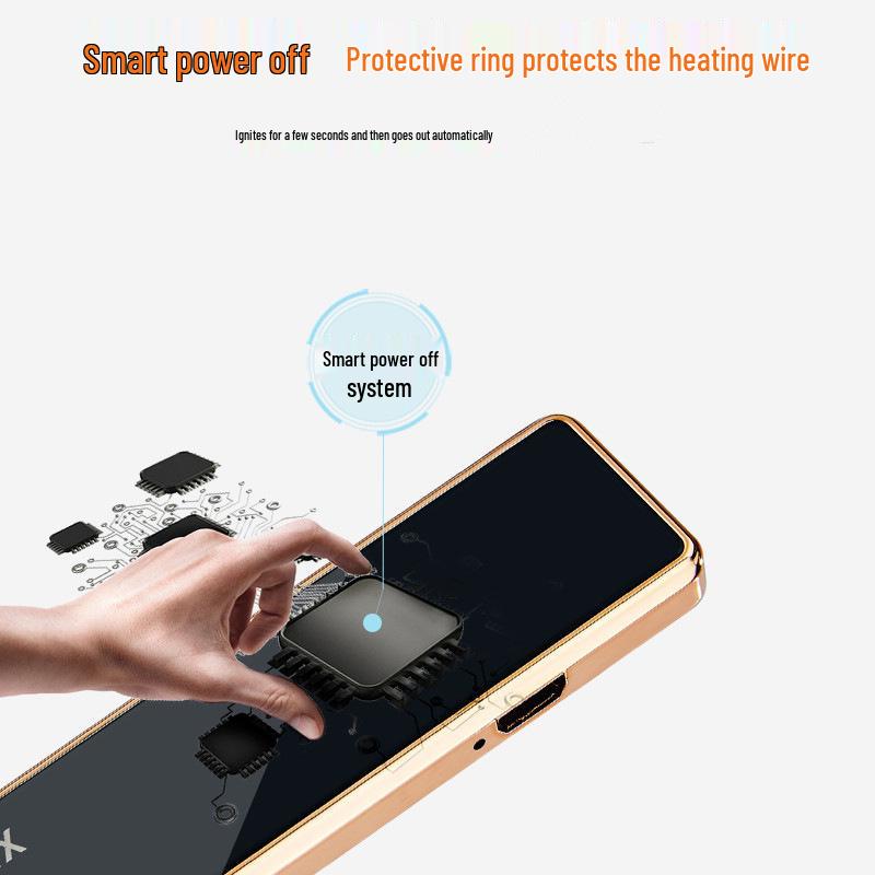 Rechargeable Ultra-Thin USB Lighter: Stylish, Silent, Mini, Portable, Men's Choice