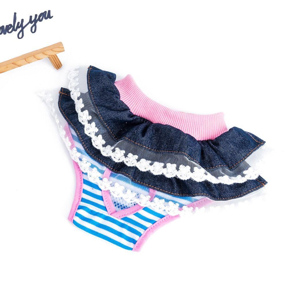 Подгузник для собаки Менструальные трусы Кружевные кошачьи шорты Принадлежности для щенков Физиологические трусы для питомца Для собаки/кошки