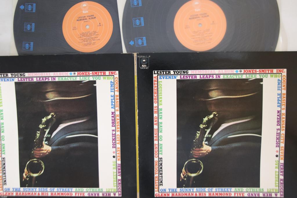 LP Пластинка ЛЕСТЕР ЯНГ - Мемориальный альбом Лестера Янга ECPW12 EPIC Япония Джаз Б/У