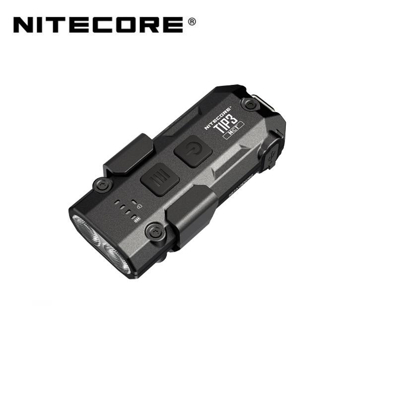 2026 NEW NITECORE TIP3 Keychain Light 720 Lumens Multi-Color Temperature USB-C Rechargeable EDC Flashlight