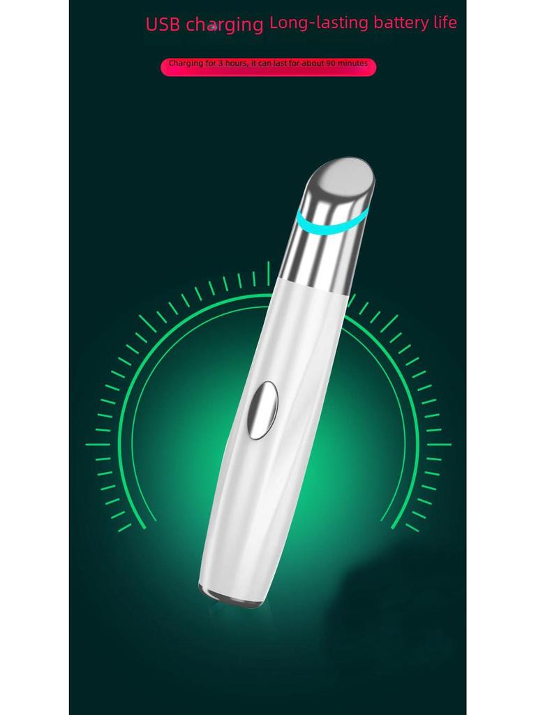 Массажер для глаз Beauty Pen: Подогреваемая вибрация для уменьшения темных кругов и морщин